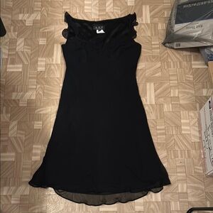 Allen B. By Allen Schwartz Black Sleeveless Slip Dress